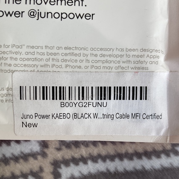 2-Pack Apple Certified Lighting Charger Cable for iPhone iPad Nano NWT - Picture 4 of 4